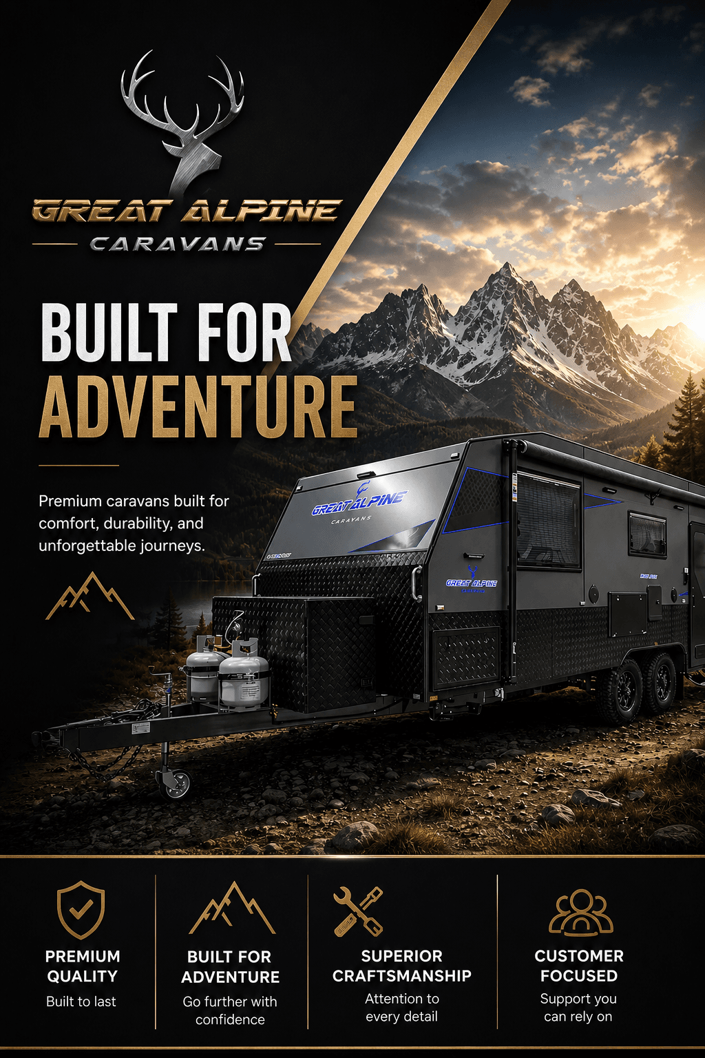 Great Alpine Caravans Website Redesign
