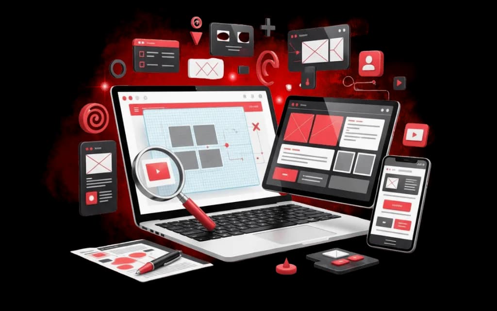 Custom website and web application development