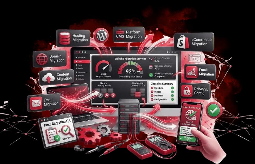 Professional website migration services